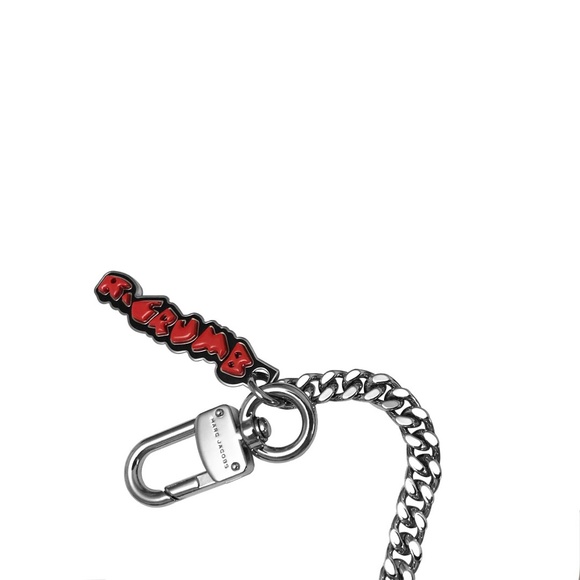 Marc Jacobs Redux Grunge R.Crumb Embroidered Bag Charm Fob Keychain - Picture 2 of 6